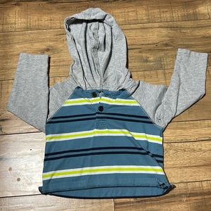 Baby B’Gosh, 18m blue,Yellow, Grey Hoodie, soft and thin